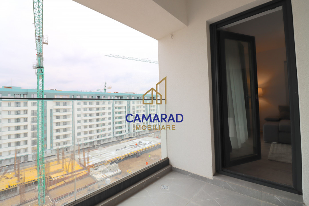 Apartament cu 2 camere spatios | Prima închiriere | Crystal North | Pipera