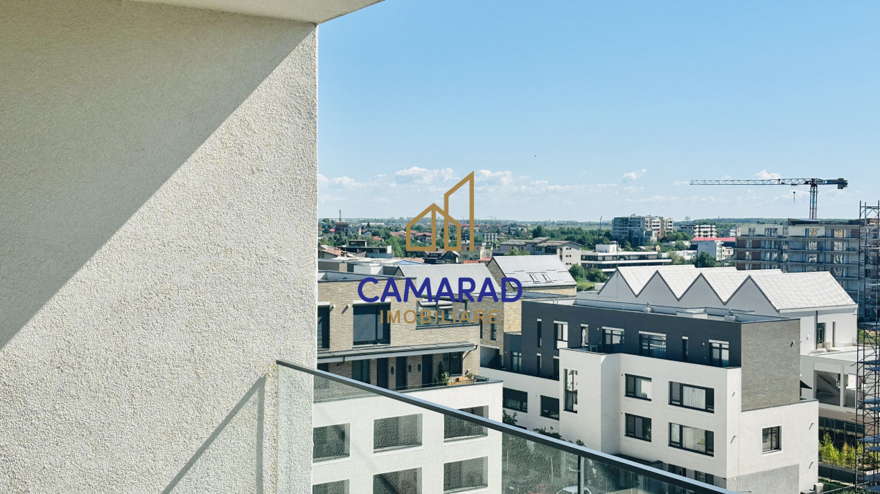 Apartament cu 2 camere spatios | Prima închiriere | Crystal North | Pipera