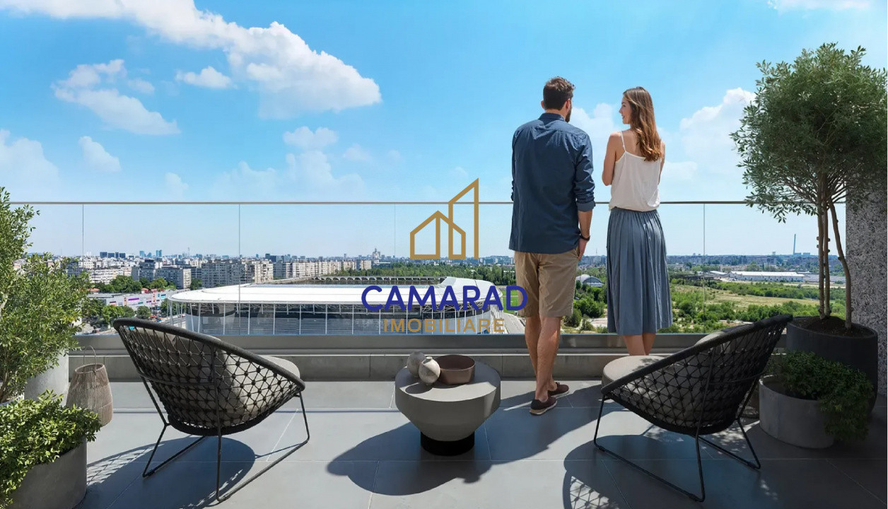 Prima Astera - 2 camere tip studio - Metrou - Terasa 30 mp