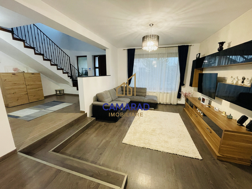Vilă spatioasa de inchiriere – 4 camere + garaj, teren 605mp - Berceni