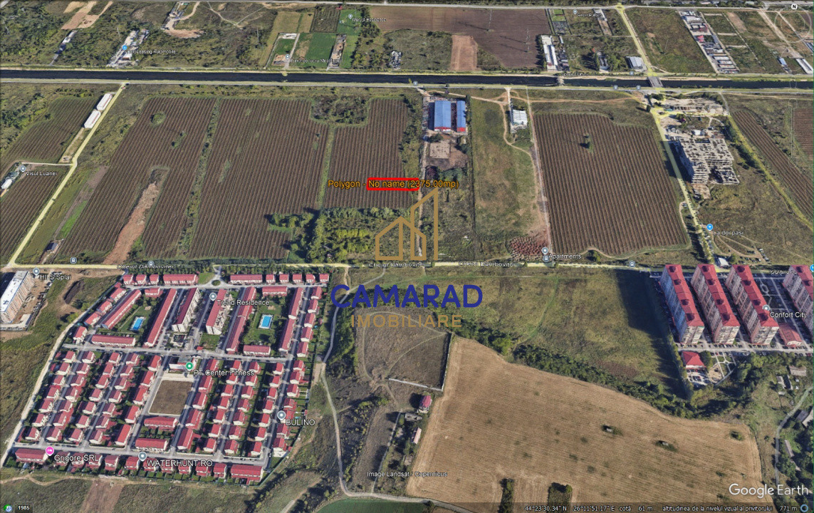 Teren intravilan 2.375 mp - SPLAIUL UNIRII - Popești-Leordeni 