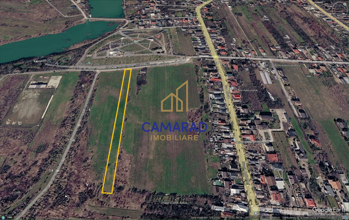 Teren 4694 mp Buftea | Potențial de extindere | intravilan - Parcul dintre Flori