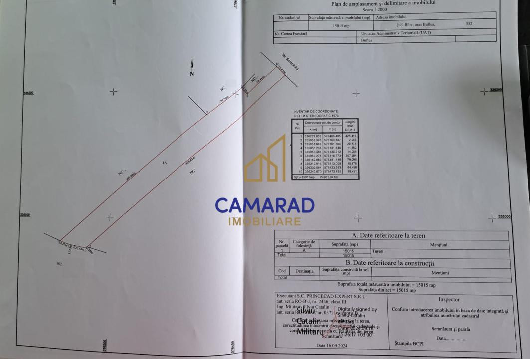 Terenuri de vânzare | Buftea | Chitila | deschidere DN 7