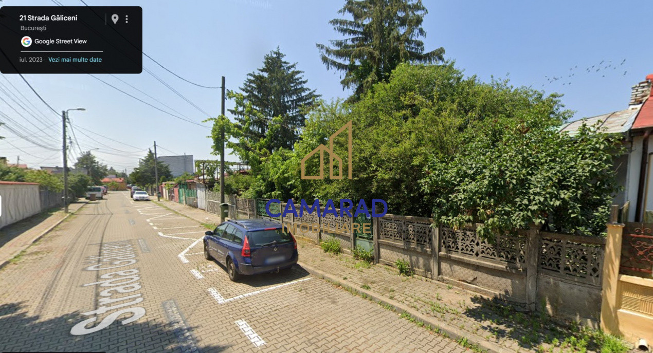 Teren 483 mp – Strada Galiceni 24 - Bucureștii Noi - metrou Laminorului
