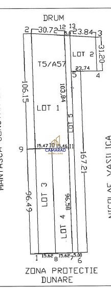 Teren de vânzare - deschidere la Dunare -Băltenii de Sus, comuna Beștepe, Tulcea