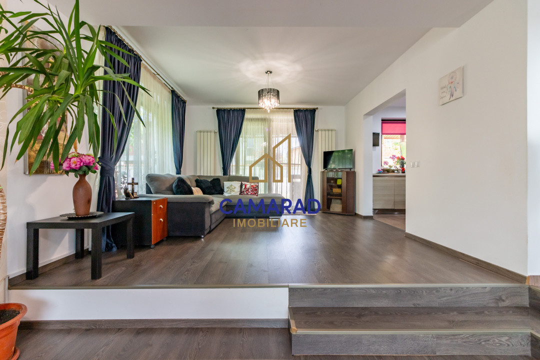 Vilă spatioasa de vânzare – 4 camere + garaj, teren 605mp - Berceni