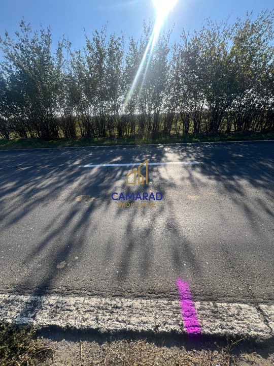 Teren de vanzare- deschidere DN4 138 m  –  Budesti, sat Gruiu - Calarasi