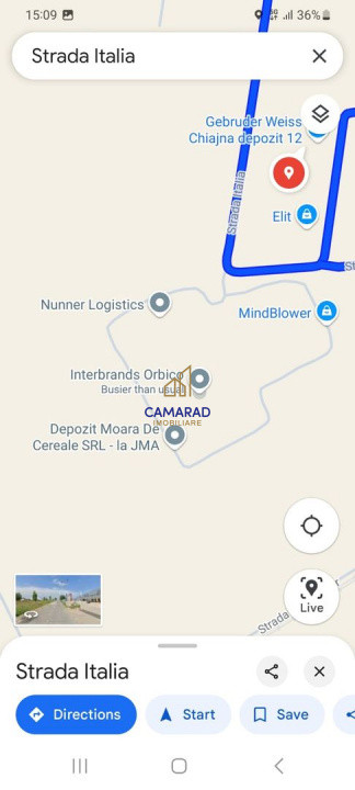 Teren intravilan de vânzare - zona industriala Domnești/A1