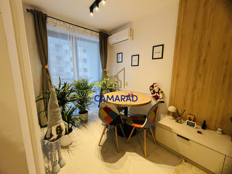 Garsoniera de închiriat Hils Brauner | Parcare  | Balcon | Metrou | Bloc 2023   