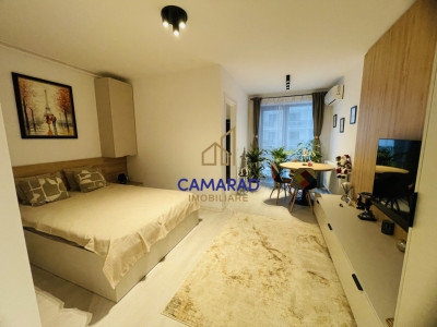 Garsoniera de închiriat Hils Brauner | Parcare  | Balcon | Metrou | Bloc 2023   